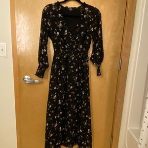 NWOT Madewell Winter Floral Wrap Dress Sz 00